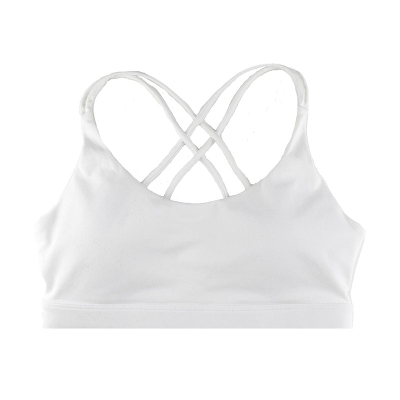 White Sports Bra - At Peace Athletics