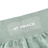 Mint Green Camo Leggings - At Peace Athletics