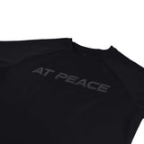 Black curved hem shirt - At Peace Athletics