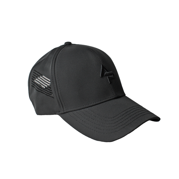 All Black Adjustable Hat - At Peace Athletics